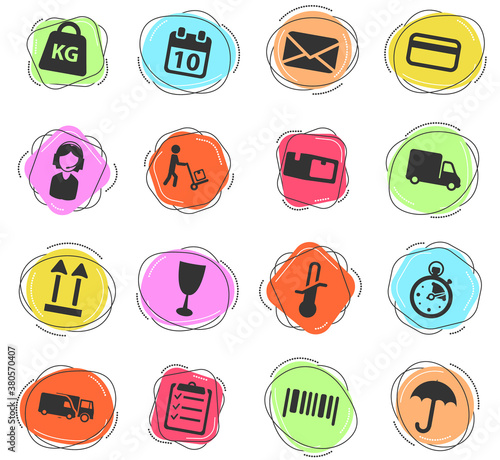Delivery simply icons