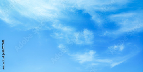 blue sky with beautiful natural white clouds