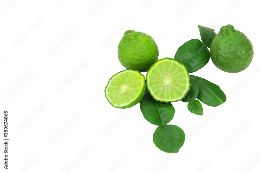 Bergamot isolated on white background Bergamot isolated on white background