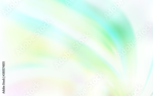 Light Green vector colorful blur backdrop. Colorful abstract illustration with gradient. Blurred design for your web site.