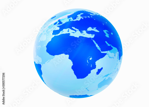 地球儀、アフリカ