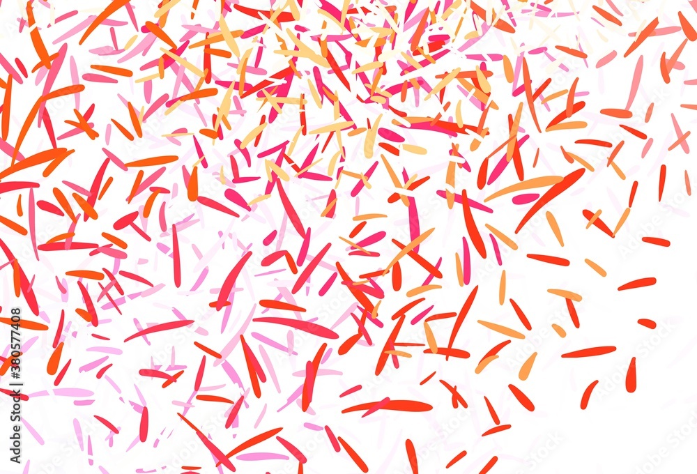 Light Pink, Yellow vector layout with flat lines. Light Pink, Yellow vector layout with flat lines.