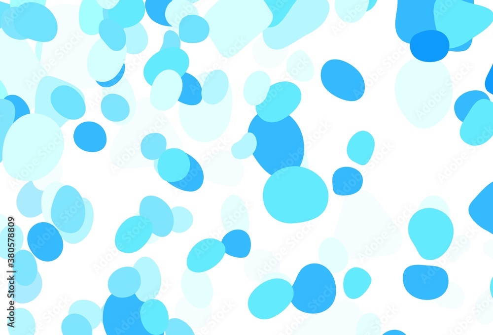 Light BLUE vector backdrop with memphis shapes. Light BLUE vector backdrop with memphis shapes.