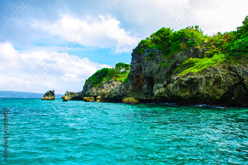 Boracay Island on a sunny day, Philippines