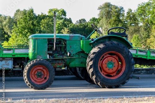 old tractor