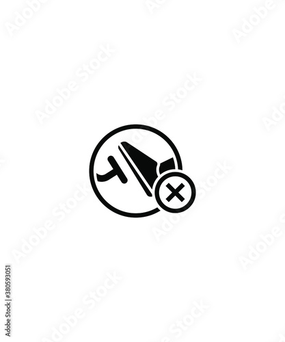 no brake icon,vector best flat icon.