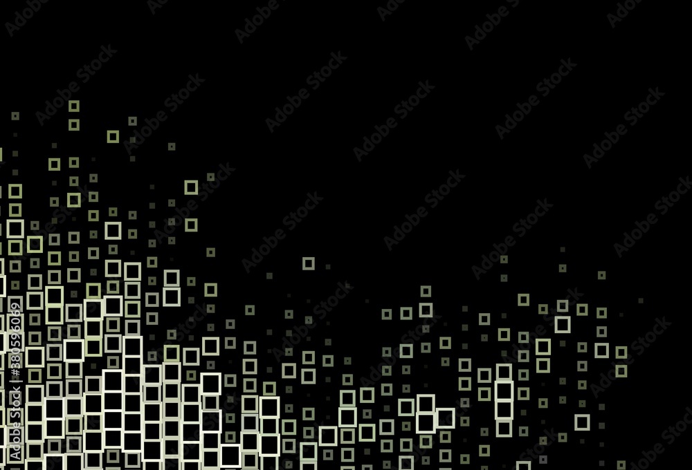 Dark Black vector texture in rectangular style. Dark Black vector texture in rectangular style.