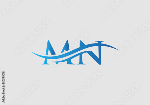 MN logo design. MN Logo for luxury branding. Elegant and stylish design for your company