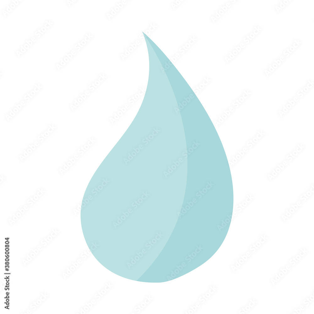 water drop liquid purity flat icon style water drop liquid purity flat icon style