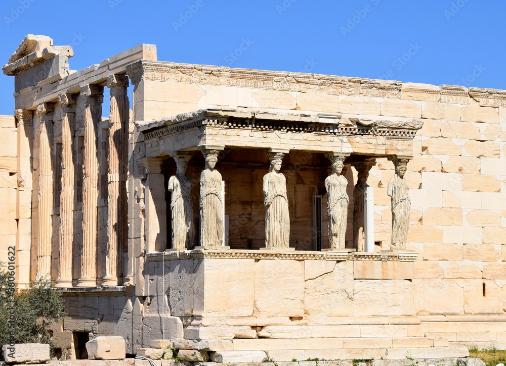 Caryatida Athens Acropolis - Parthenon Temple