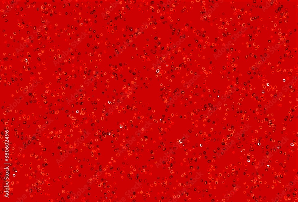 Light Red vector layout with circle shapes. Light Red vector layout with circle shapes.