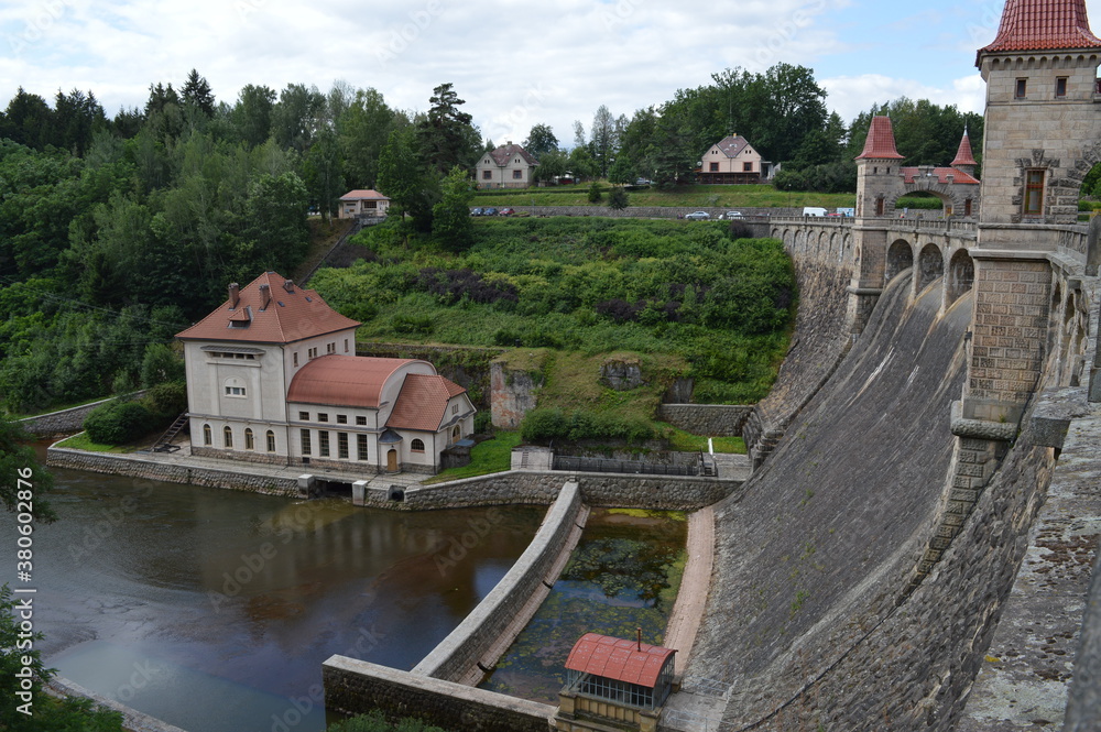 castle on the vltava river