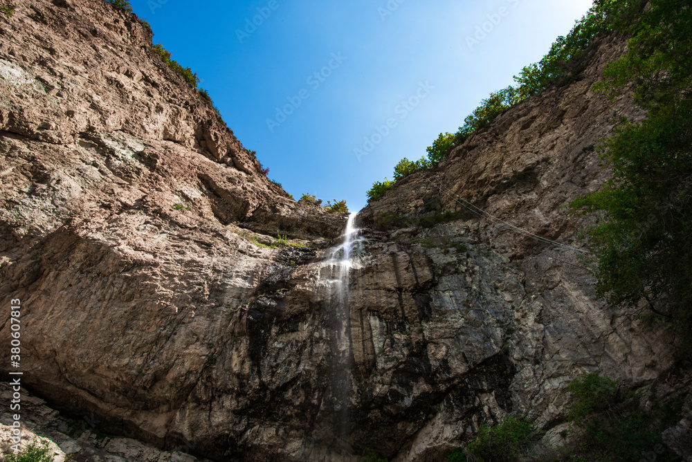 Afurja waterfall in Quba area, Azebaijan Republic