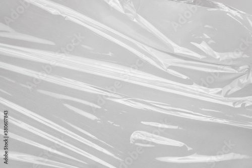 Obraz na płótnie White plastic film wrap texture background