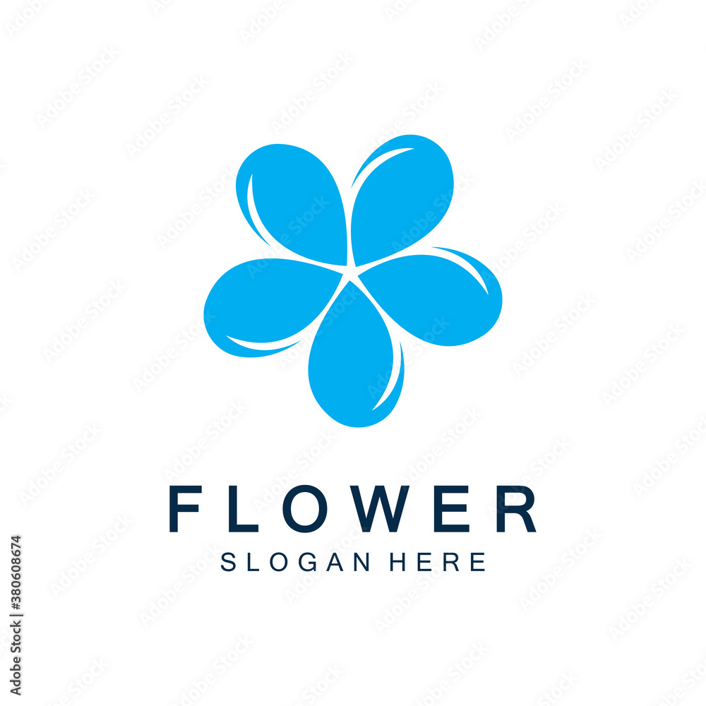 flowers design vector for spa, boutique, beauty salon, cosmetician, shop, yoga class, hotel and resort