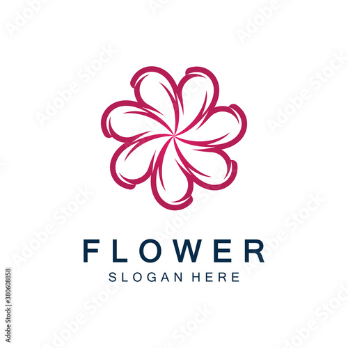 flowers design vector for spa, boutique, beauty salon, cosmetician, shop, yoga class, hotel and resort