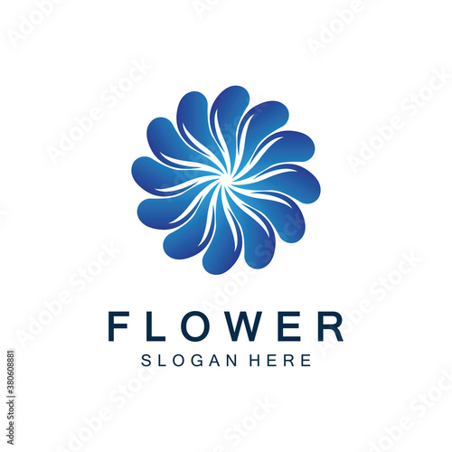 flowers design vector for spa, boutique, beauty salon, cosmetician, shop, yoga class, hotel and resort