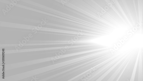 gray background with white glowing rays design