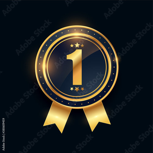 1st winner golden medal number one achievement