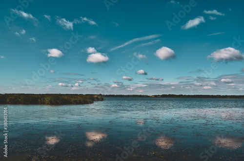 clouds over the sea