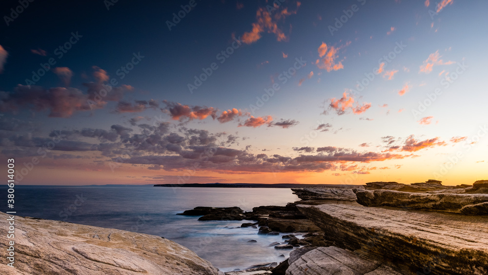 Sunset Scape at the Cronulla View in Kamay Botany Bay National Park Sunset Scape at the Cronulla View in Kamay Botany Bay National Park