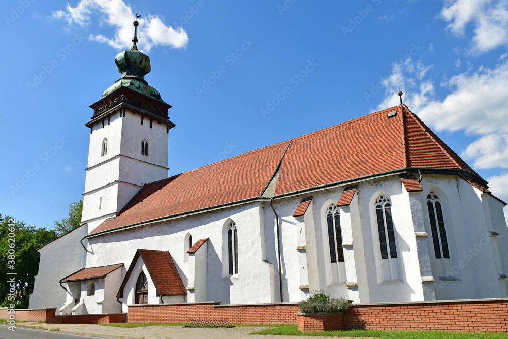 Old church in Edeleny town, Hungary