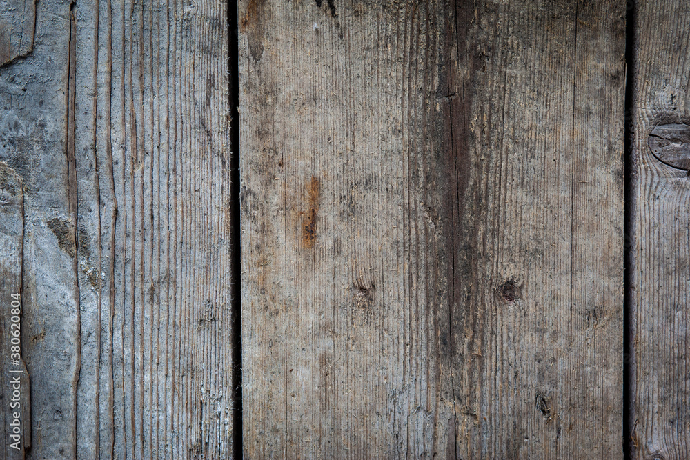 Naklejka premium Vintage grey wood textured planks