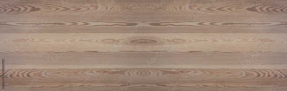 Fototapeta premium Brown wood texture background, long wood panel