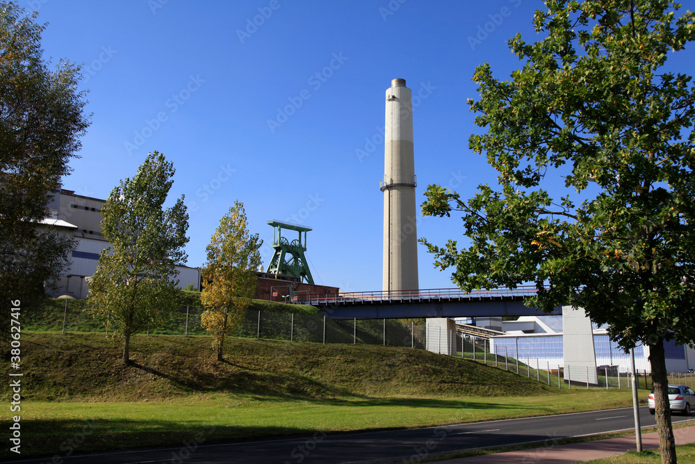 K + S Fabrik Unterbreizbach, Thueringen, Deutschland, Europa
