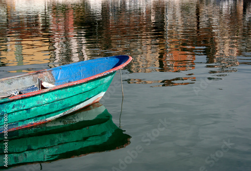 Fishing boats in Beysehir Lake.  Turkey.