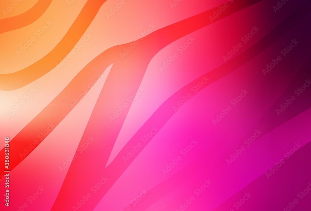 Light Pink, Yellow vector abstract bright template. Light Pink, Yellow vector abstract bright template.