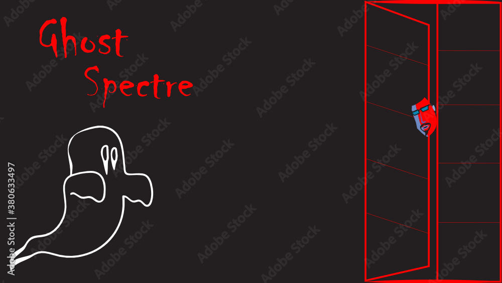 Fototapeta premium Ghost horror