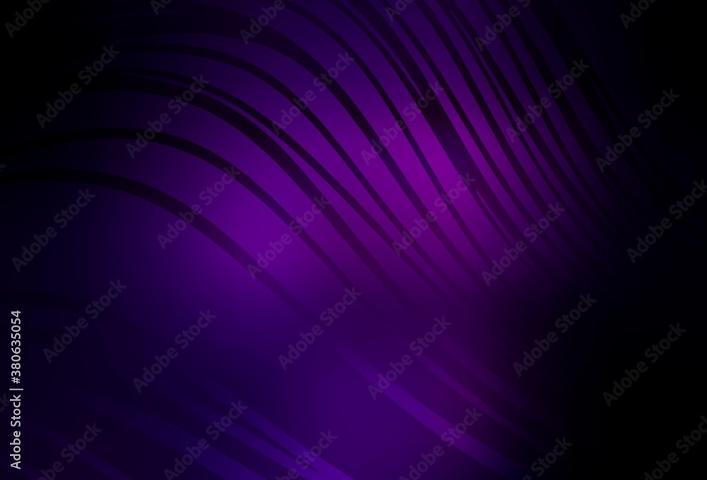 Dark Purple vector layout with bent lines. Dark Purple vector layout with bent lines.
