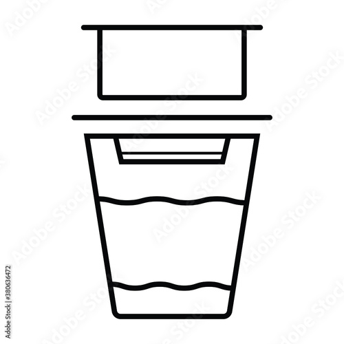 coffee icon vector illustration photo