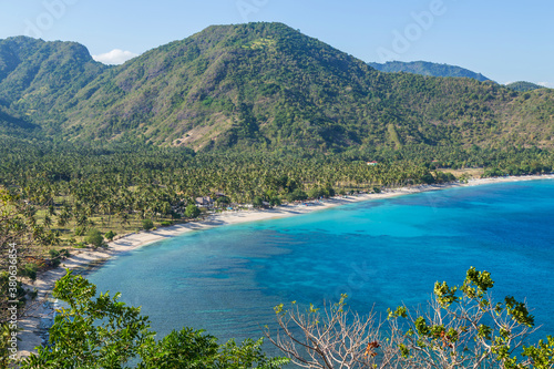 landscape of Senggigi beach