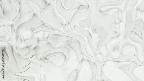 Milky texture liquify white animation motion