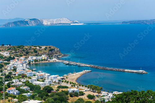Fototapeta Naklejka Na Ścianę i Meble -  Pari Village view in Nisyros Island. Nisyros Island is populer tourist destination on Aegean Sea.