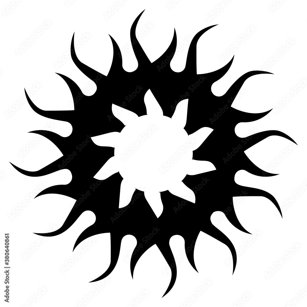 Tribal Sun Vector Tribal Sun Vector