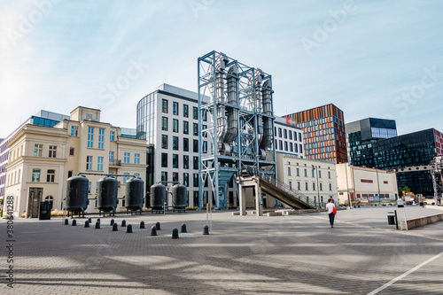 Łódź miasto centrum nauki i techniki ec1 architektura photo