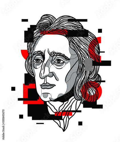 Crazy red style. John Locke.