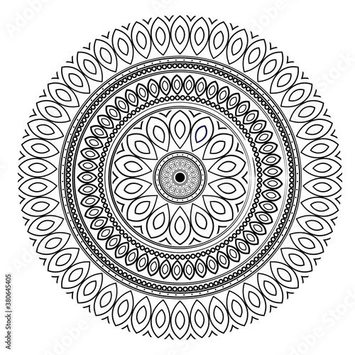indian mandala art design vector