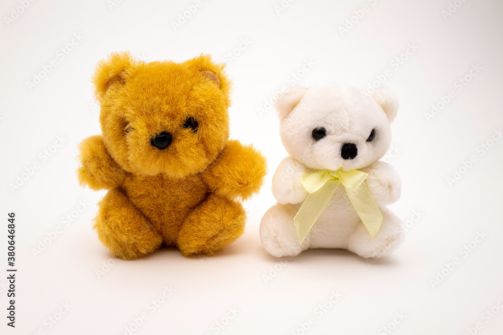 deux petit ours en peluche