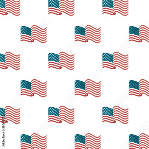 united states of america flags pattern