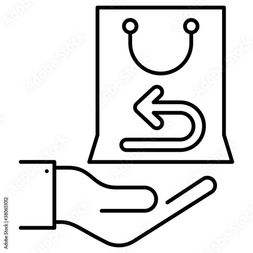 Shopping Return Vector 