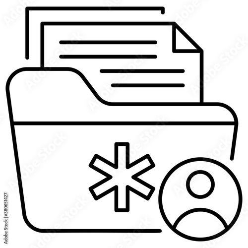 Anamnesis Line Vector 