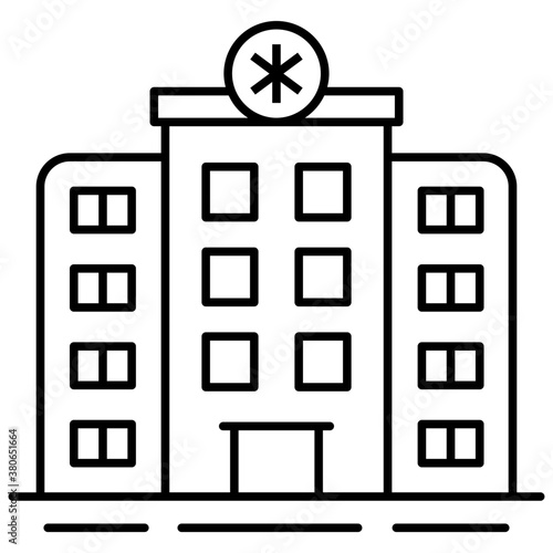Hospital Building Vector 