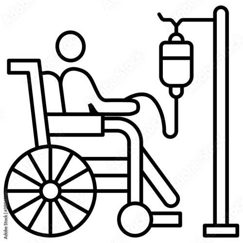 Disabled Line Vector 