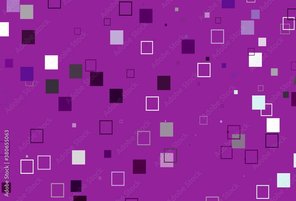 Light Purple vector template with square style. Light Purple vector template with square style.