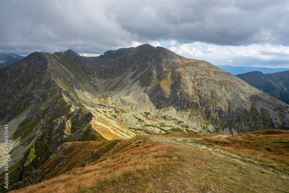 Beautiful view from the top of Salatin. Western Tatras. Slovakia.