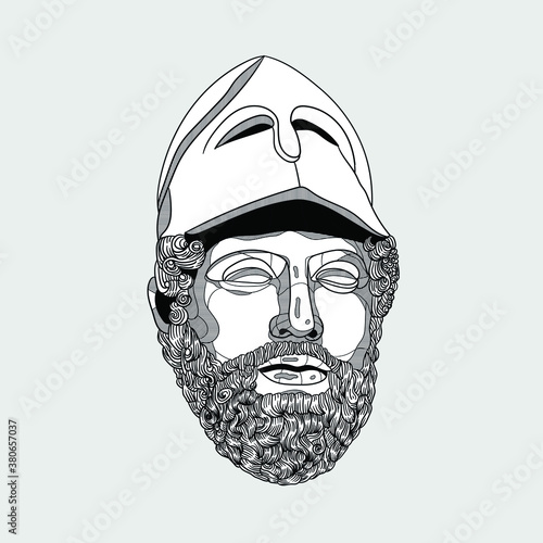 Pericles with the Corinthian Helmet.